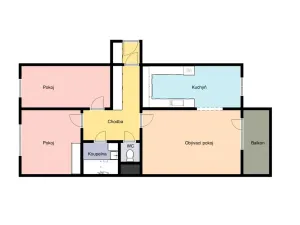 Pronájem bytu 3+1, Praha - Háje, Brechtova, 72 m2