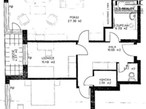 Pronájem bytu 3+kk, Praha - Vysočany, Kabešova, 82 m2