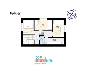 Pronájem rodinného domu, Praha - Lipence, Jílovišťská, 96 m2