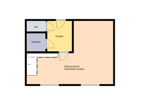 Prodej bytu 1+kk, Praha - Letňany, Třinecká, 40 m2
