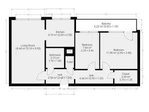 Pronájem bytu 3+1, Praha - Prosek, Jablonecká, 59 m2