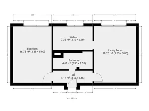Pronájem bytu 2+1, Praha - Záběhlice, Choceradská, 55 m2