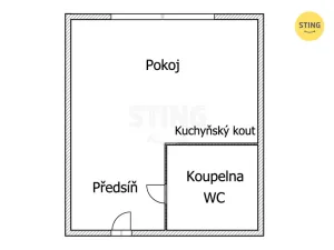 Prodej bytu 1+kk, Třinec, Lidická, 17 m2