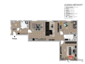 Prodej bytu 3+kk, Ostrava - Slezská Ostrava, Na Jánské, 113 m2