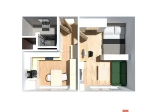 Prodej bytu 1+1, Hlučín, 28. října, 30 m2