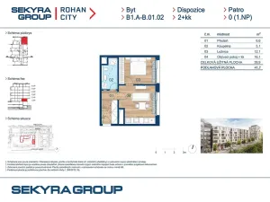 Prodej bytu 2+kk, Praha - Karlín, Sokolova, 40 m2