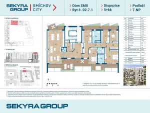 Prodej bytu 5+kk, Praha - Smíchov, Šiklové, 246 m2