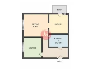 Prodej bytu 2+1, Bohumín - Nový Bohumín, Čáslavská, 42 m2