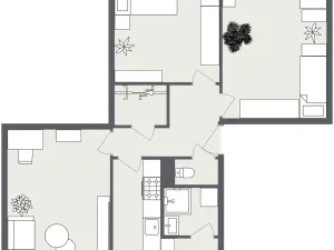 Prodej bytu 3+1, Liberec - Liberec XIV-Ruprechtice, Na Pískovně, 80 m2