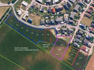 Prodej pozemku pro bydlení, Hrušovany u Brna, Pod Střediskem, 1062 m2