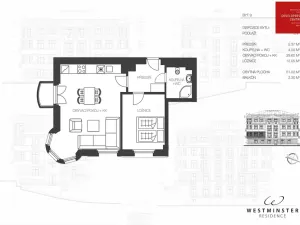 Pronájem bytu 2+kk, Mariánské Lázně, Zeyerova, 51 m2