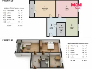 Prodej bytu 2+1, Karviná, Ciolkovského, 55 m2