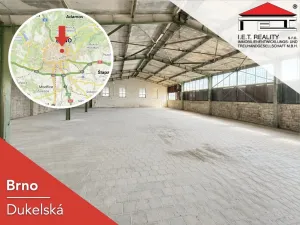 Pronájem skladu, Brno, Dukelská třída, 554 m2