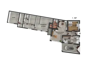 Prodej vícegeneračního domu, Ostopovice, U Kaple, 220 m2