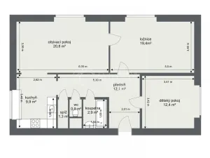 Prodej bytu 3+1, Praha - Vršovice, Ruská, 80 m2