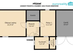 Prodej rodinného domu, Hrádek, 77 m2