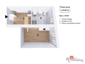 Prodej bytu 1+kk, Jablonec nad Nisou, Kokonínská, 47 m2