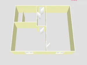 Pronájem bytu 1+1, Jirkov, Generála Svobody, 42 m2