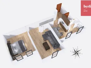 Prodej bytu 2+1, Opava, Joy Adamsonové, 59 m2