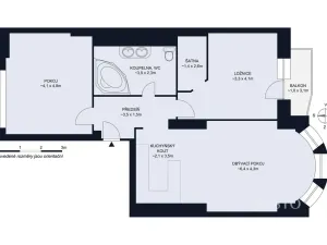 Prodej bytu 3+kk, České Budějovice - České Budějovice 6, Mánesova, 84 m2