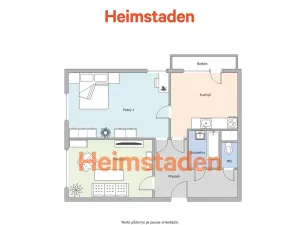 Pronájem bytu 2+1, Frýdek-Místek - Místek, Marie Majerové, 64 m2