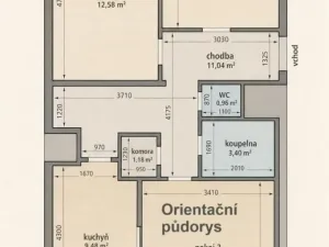 Prodej bytu 3+1, Praha - Kamýk, Pšenčíkova, 68 m2
