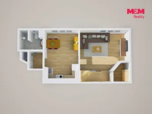 Prodej bytu 3+1, Teplice - Trnovany, Fügnerova, 76 m2