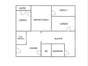 Prodej bytu 4+1, Jindřichův Hradec - Jindřichův Hradec III, sídliště Vajgar, 82 m2
