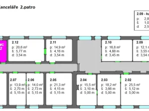 Pronájem kanceláře, Beroun - Beroun-Město, Plzeňská, 18 m2