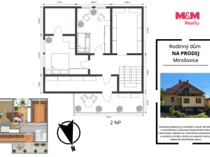 Prodej rodinného domu, Rataje nad Sázavou - Mirošovice, 210 m2