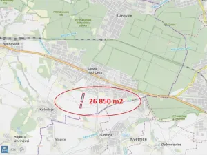Prodej pole, Praha, Hořejšího, 26850 m2
