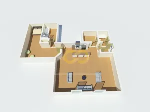 Pronájem bytu 2+kk, Písek - Vnitřní Město, Alšovo nám., 146 m2