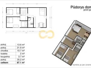 Prodej apartmánu, Černá v Pošumaví - Plánička, 202 m2