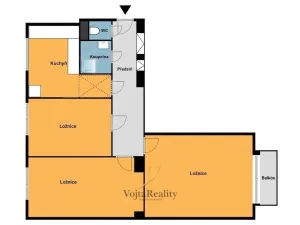 Prodej bytu 3+1, Olomouc, U místní dráhy, 64 m2