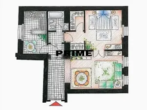 Pronájem bytu 2+1, Praha - Smíchov, Janáčkovo nábřeží, 80 m2