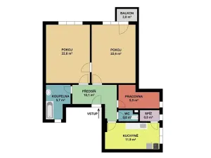 Prodej bytu 3+kk, Brno, Příční, 80 m2