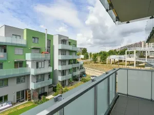 Pronájem bytu 1+kk, Praha - Řeporyje, Kakosova, 42 m2