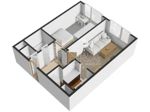 Prodej bytu 2+kk, Kladno - Kročehlavy, Holandská, 40 m2