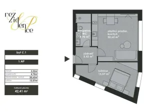 Prodej bytu 1+kk, Brno - Bohunice, Elišky Přemyslovny, 35 m2