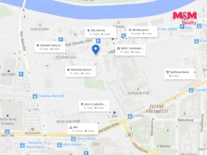 Prodej bytu 1+kk, Pardubice - Zelené Předměstí, nábřeží Závodu míru, 35 m2
