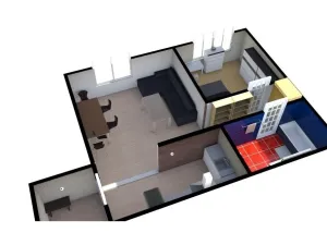 Pronájem bytu 2+kk, Praha - Michle, Počátecká, 53 m2
