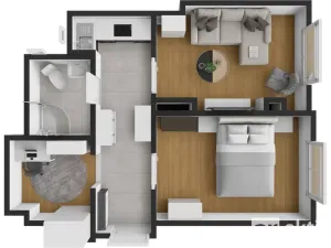 Prodej bytu 2+kk, Praha - Strašnice, Vykáňská, 55 m2
