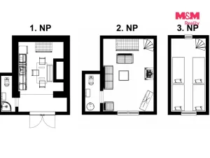 Prodej chaty, Nová Bystřice - Blato, 59 m2