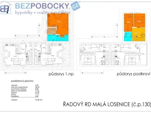 Prodej rodinného domu, Malá Losenice, 76 m2