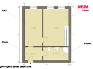 Prodej obchodního prostoru, Plzeň - Jižní Předměstí, Koperníkova, 46 m2