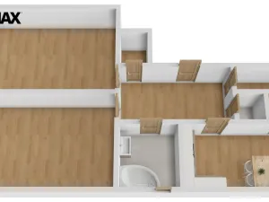 Pronájem kanceláře, Hradec Králové, S. K. Neumanna, 78 m2