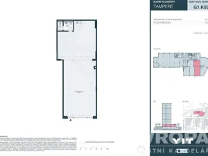 Prodej obchodního prostoru, Praha - Hloubětín, Waltariho, 121 m2