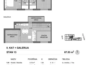 Prodej bytu 3+kk, Povljana, Chorvatsko, 60 m2