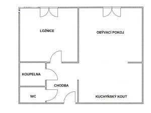 Pronájem bytu 2+kk, Kladno, Holandská, 42 m2