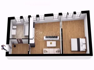 Pronájem bytu 2+kk, Dřevohryzy, 53 m2